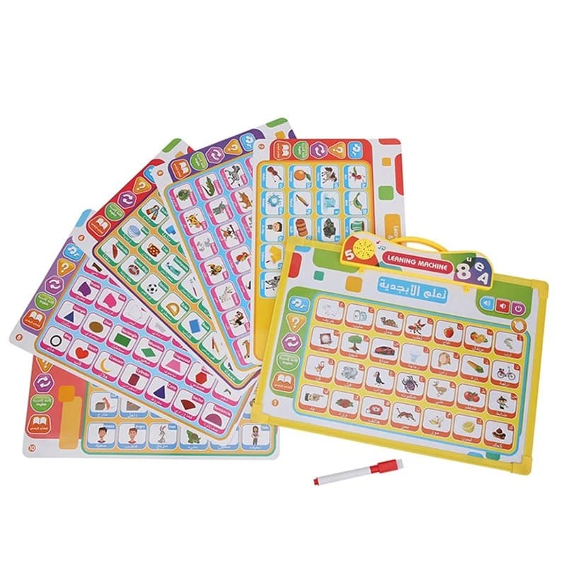 Tablette d’apprentissage Bilingue Arabe-anglais pour Enfants – لوحة تعلم الأبجدية باللغة الإنجليزية — صورة 1