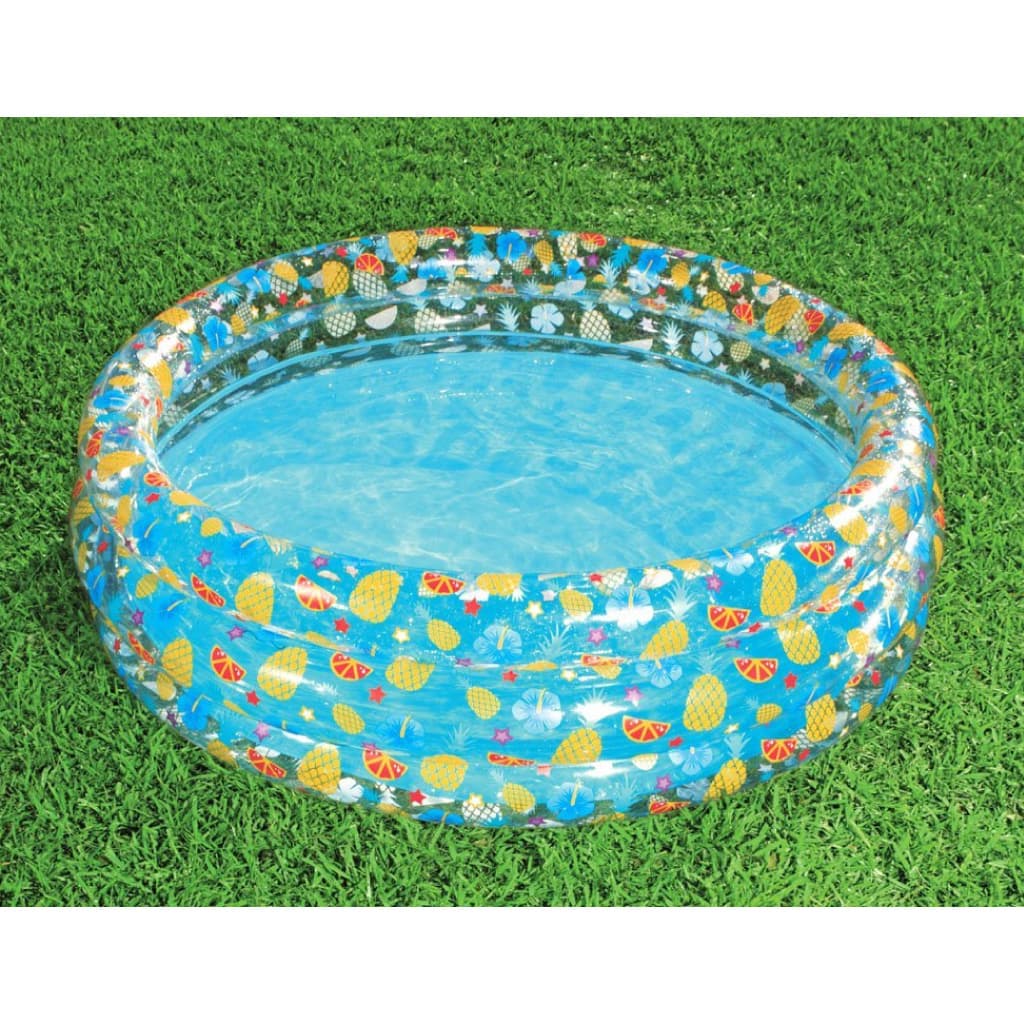 Piscine Ronde Gonflable en 3 Anneaux Fruits Pour Enfants Bestway 51048 — صورة 3