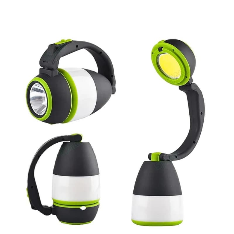 Lampe de poche 3 en 1 , bureau et camping 180 réglable , 3 modes, rechargeable avec fonction batterie externe — صورة 5