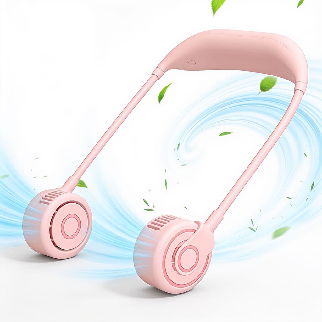 Ventilateur de Cou Portable Rechargeable USB NO.TJ-32A - مروحة العنق المحمولة - Produits de saison - صورة 1