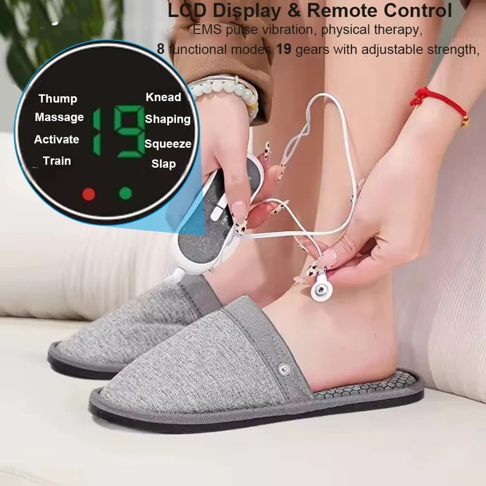 Pantoufles de massage USB pour thérapie électrique à impulsions — صورة 6