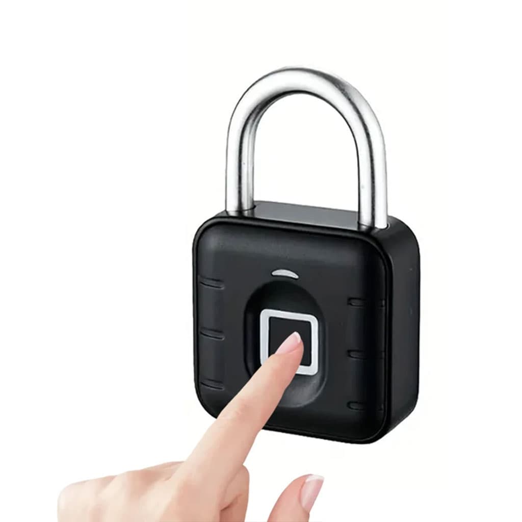 Cadenas à Empreintes Digitales étanche, Serrure Biométrique En Métal Sans Clé — صورة 5