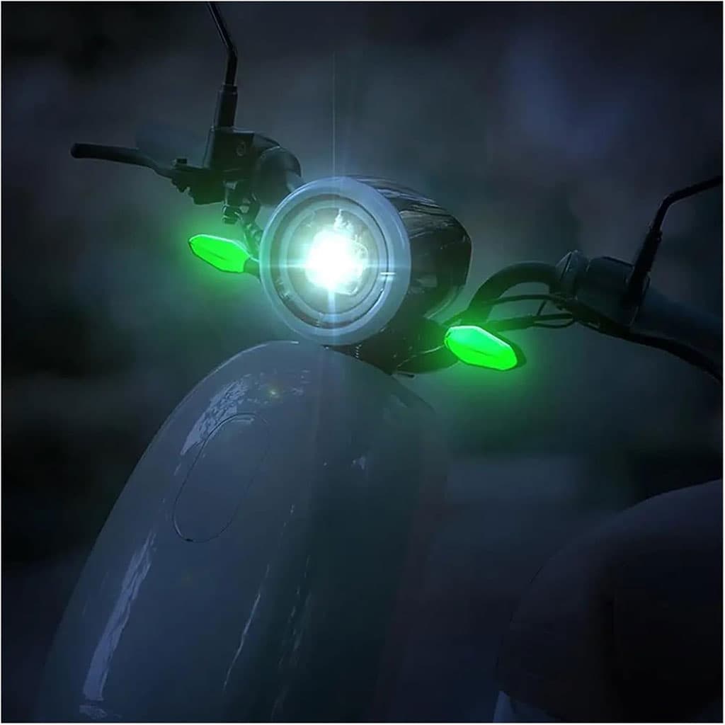 Clignotants LED pour moto avec Projection couleur et 27 modes de Signal – إشارة دراجات نارية ملونة — صورة 4