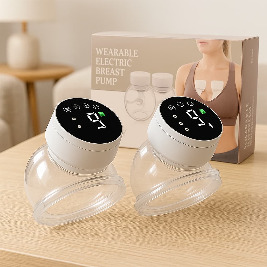 جهاز شفط الحليب الكهربائي | Tire Lait Double MY-376 | 3 أوضاع 9 مستويات — صورة 1