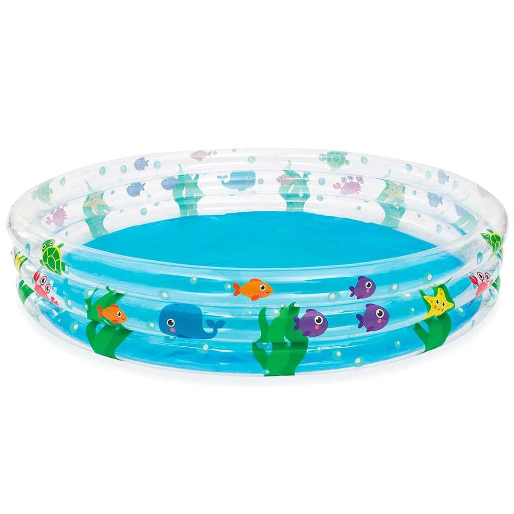 Piscine Gonflable Ronde Transparente Pour Enfants 183 x 33cm Bestway #51005 — صورة 8