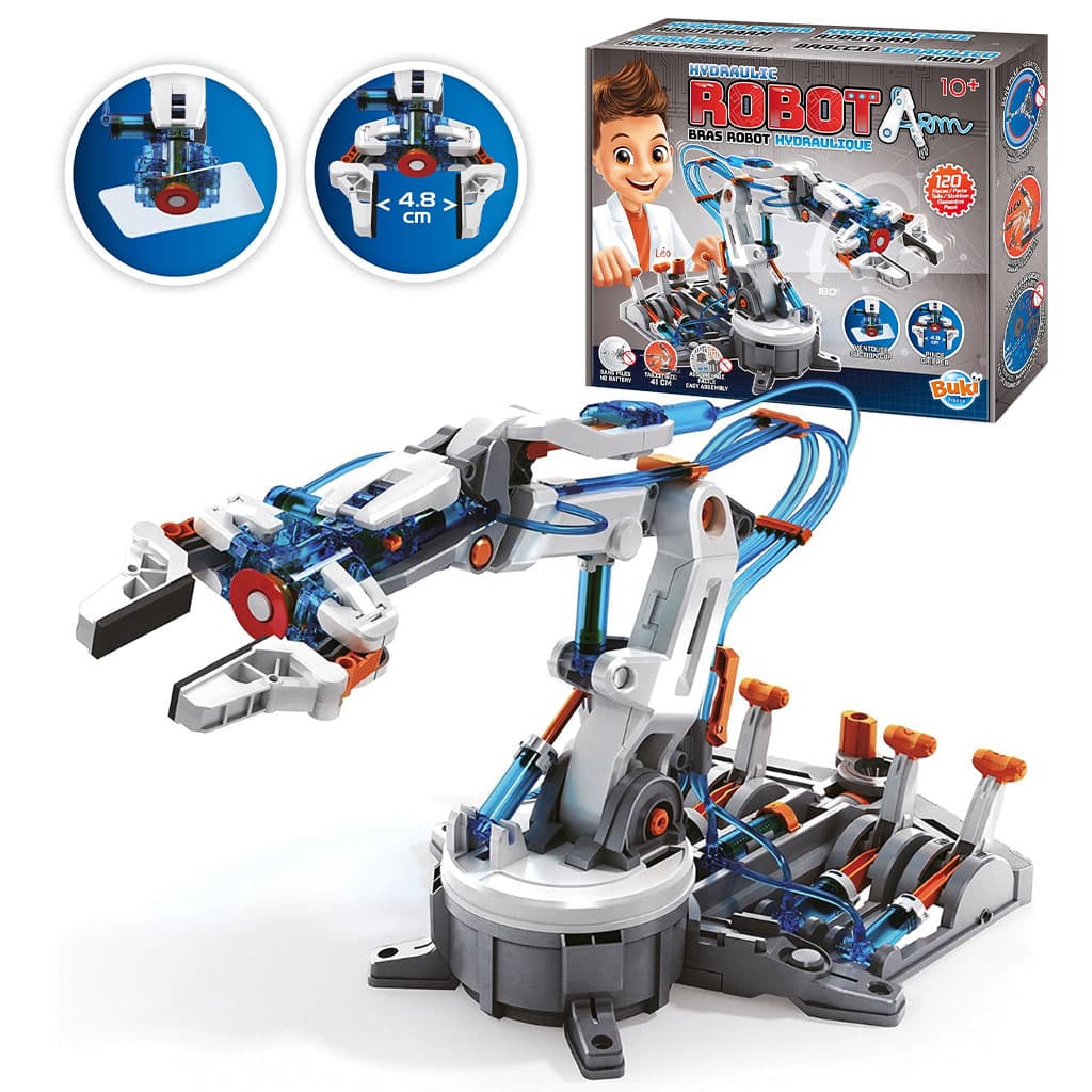 Buki Bras Robot Hydraulique Jeu éducatif pour Enfants – لعبة اليد الهيدروليكية للأطفال — صورة 1
