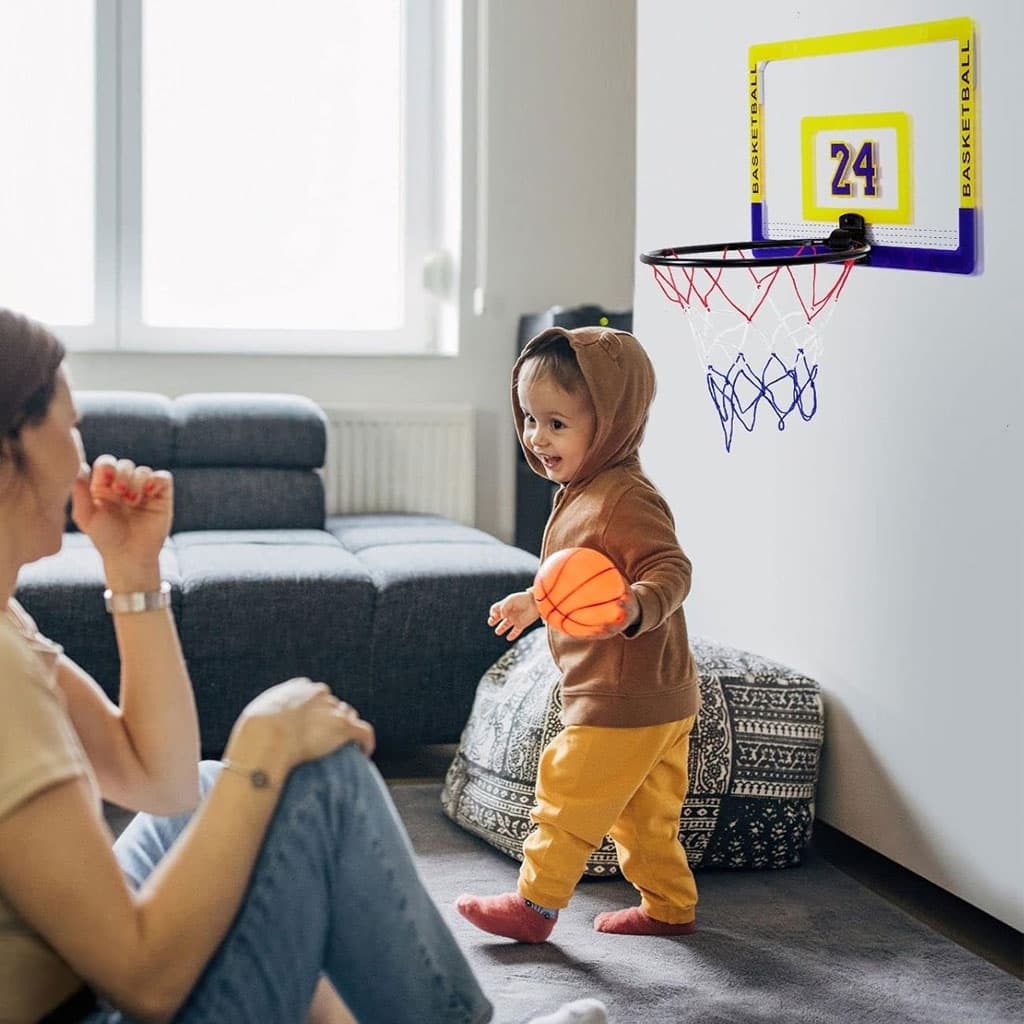 Mini Jeu de Basket-Ball à Domicile Pour Enfants – لعبة كرة السلة للأطفال — صورة 4