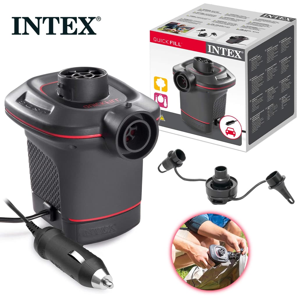 Pompe à air électrique à remplissage rapide Intex 12 V – مضخة هواء — صورة 1
