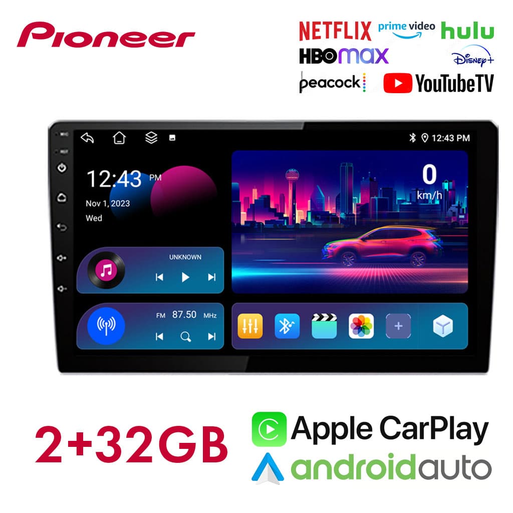 Pioneer Écran de voiture Android de 10.4 pouces compatible Apple CarPlay Android Auto – شاشة ذكية للسيارة — صورة 1