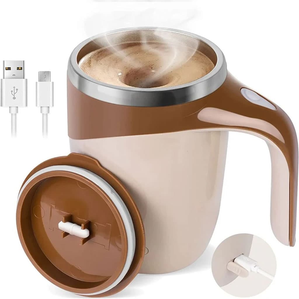 Tasse de mousseur de lait automatique multifonctionnelle à chargement USB — صورة 3