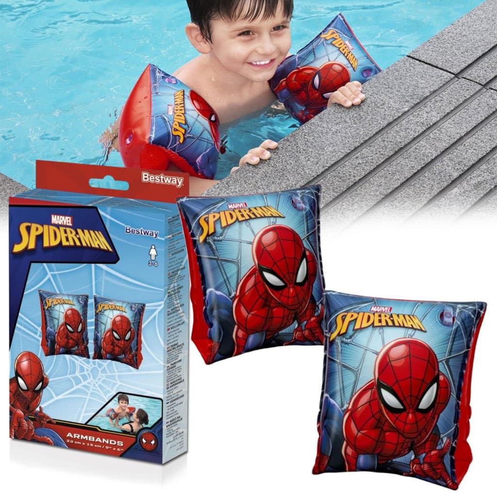 Brassards de Natation Gonflables Bestway Spider-Man 98001 pour Enfants - أكمام السباحة للأطفال سبايدرمان - Produits de saison - صورة 1