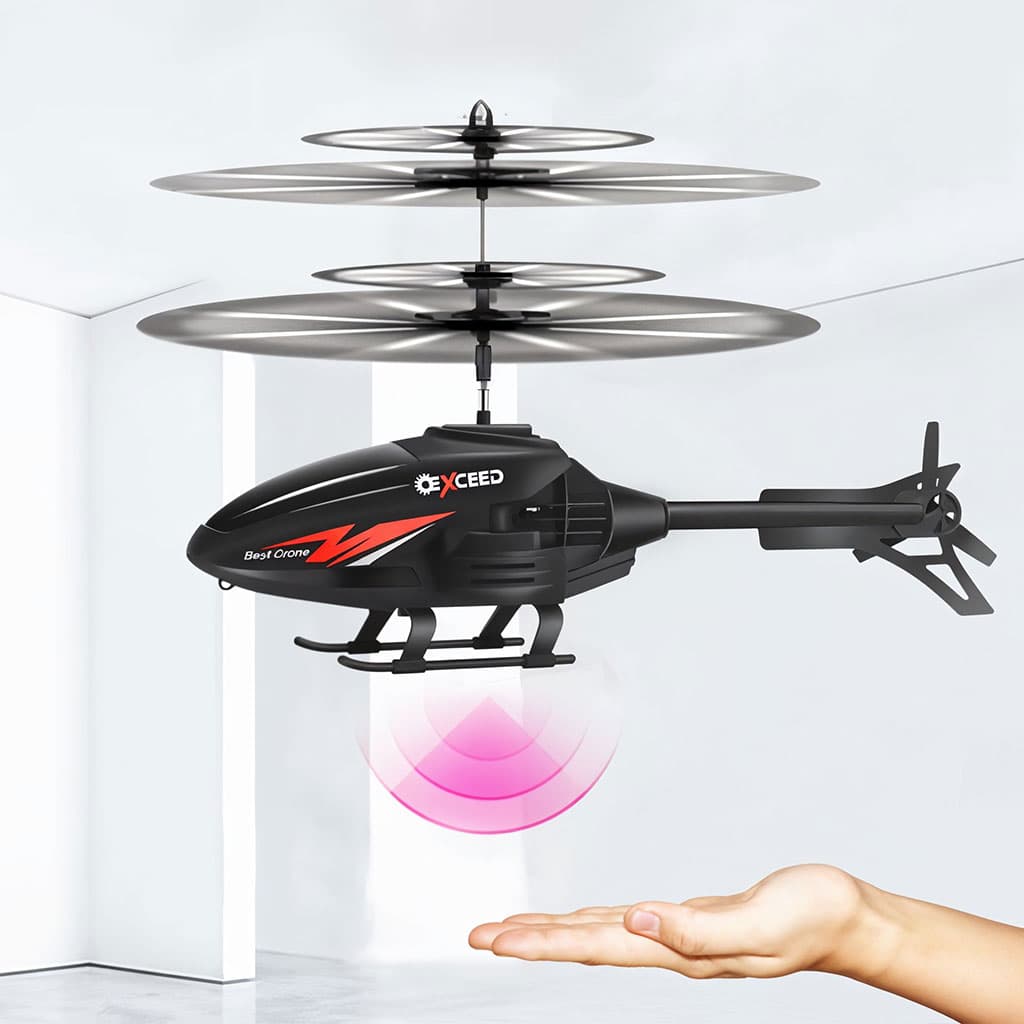 Hélicoptère Rechargeable avec Capteur Infrarouge pour Enfants – طائرة هيليكوبتر لاسلكية للأطفال — صورة 1