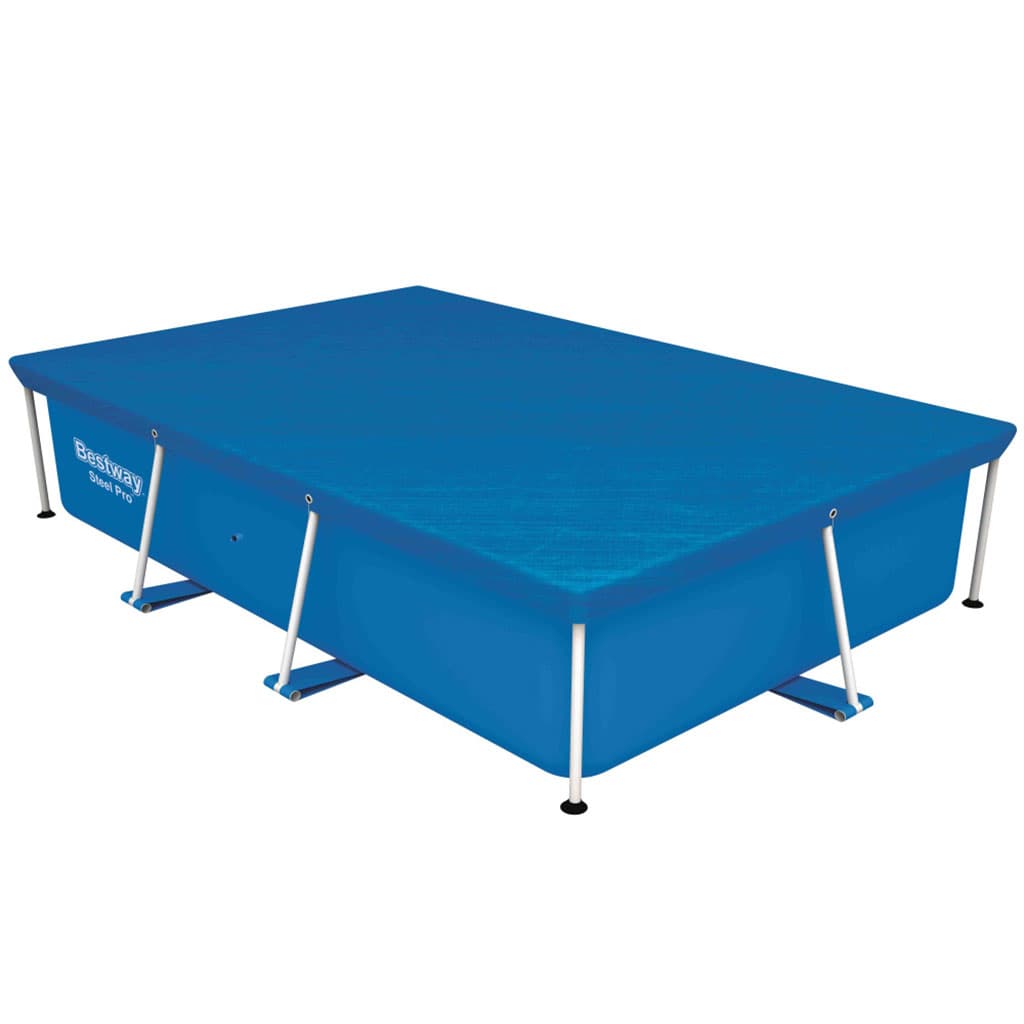 Grand bâche de piscine rectangulaire en polyéthylène 259 x 170 cm Bestway 58105 – غطاء مسبح — صورة 3