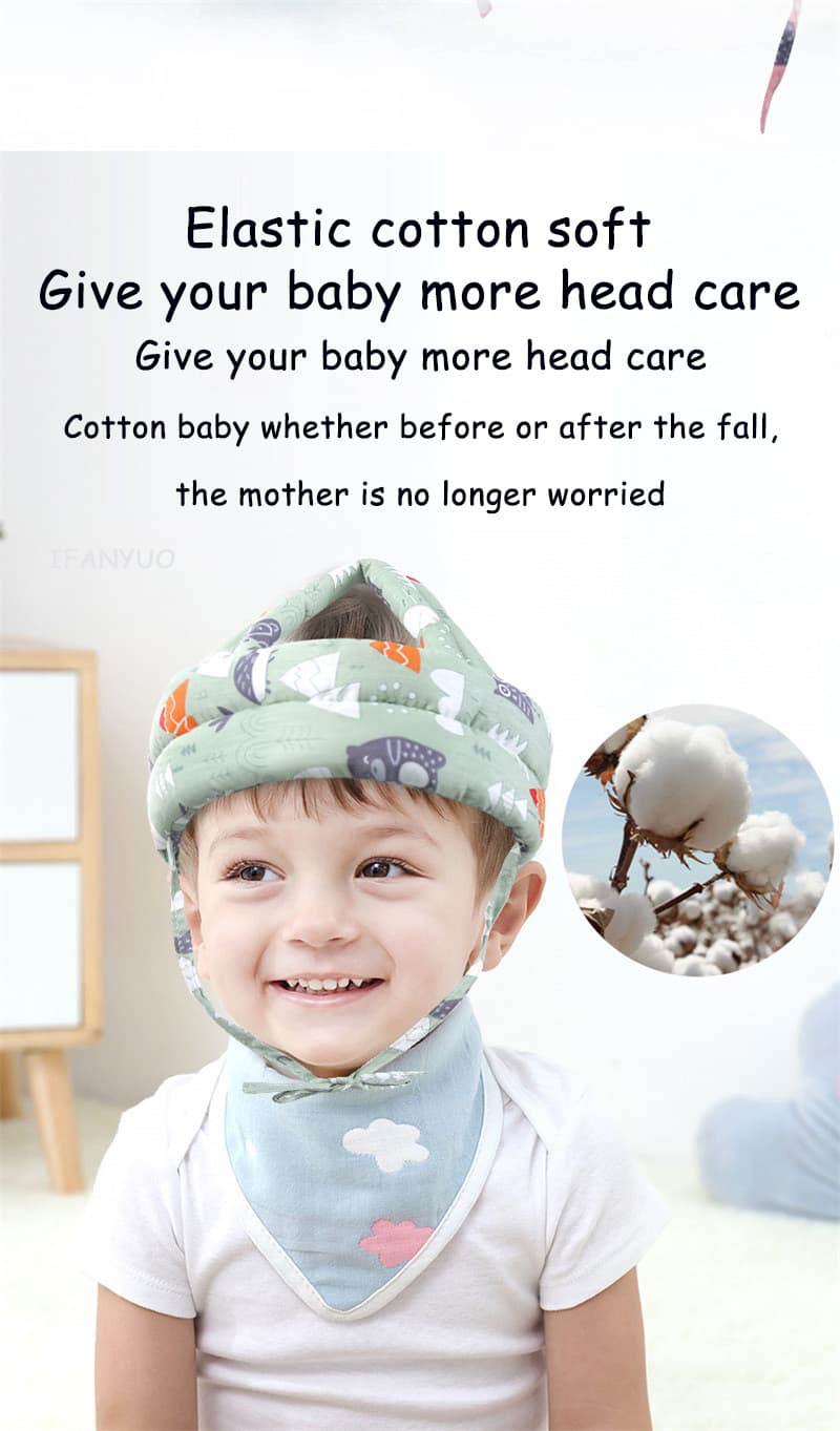 Casque De Sécurité 360° Pour Bébé De 6 A 24 Mois-Multicolor — صورة 8