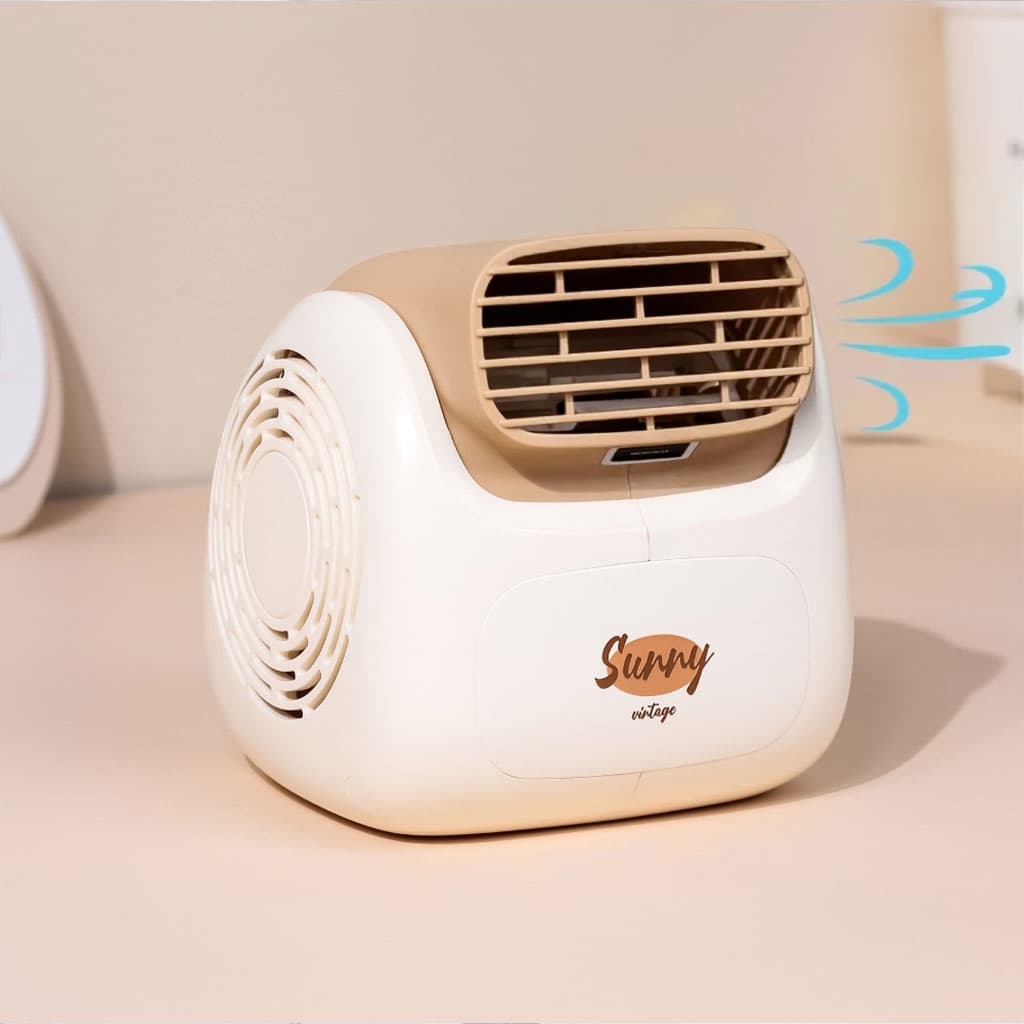 Sunny Climatiseur Portable Rechargeable Design Vintage – مبرد مكتب محمول — صورة 1