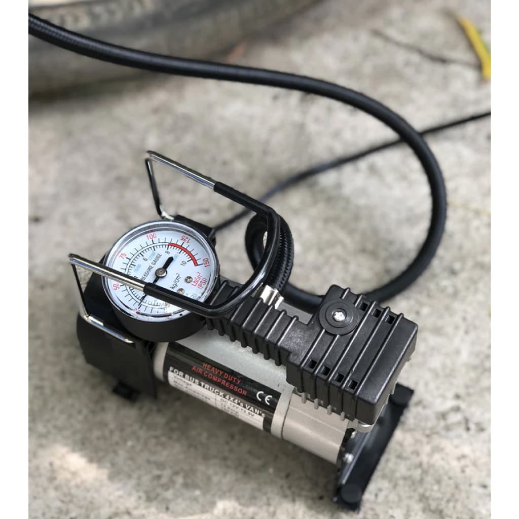Air Compresseur et Gonfleur de pneu DC 12V prise allume ci-gare — صورة 3