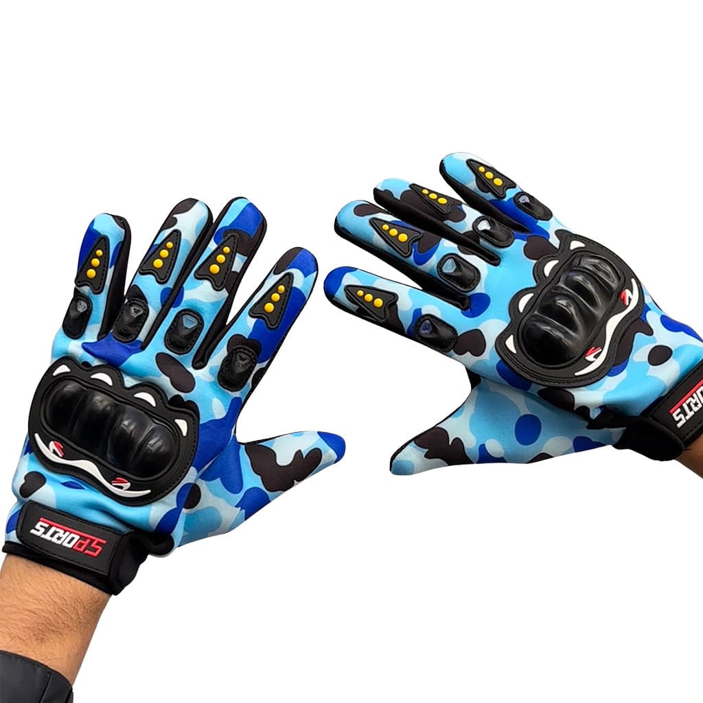 Gants de Moto Respirants Pro Biker à Doigts Longs V2 – قفازات إحترافية للدرجات النارية — صورة 3