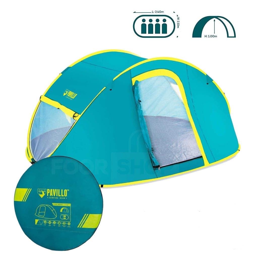 Tente De Randonnée 2 Personnes 235 x 145 x 100 cm Pavillo Bestway 68086 — صورة 3