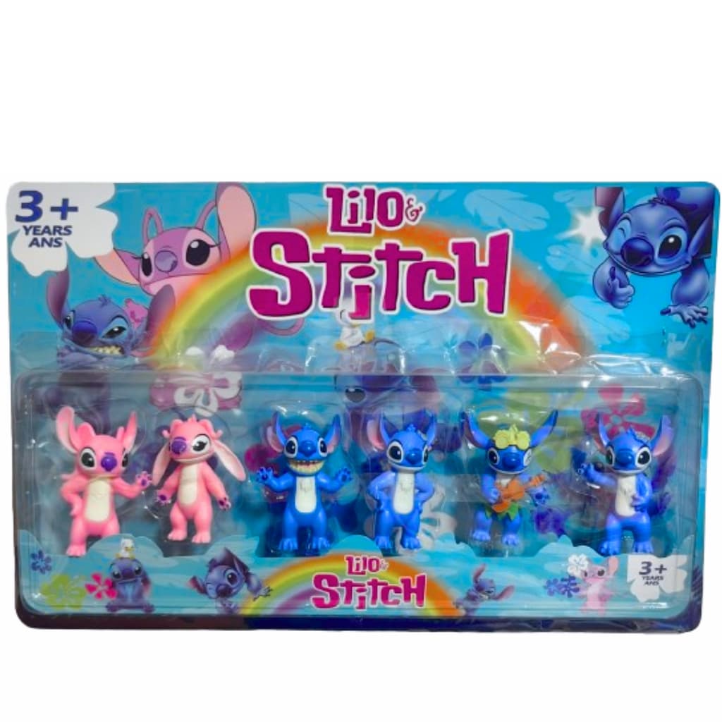 Set 6 Figurine Lilo si Stitch — صورة 1