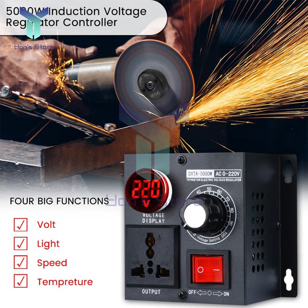 Régulateur de tension SCR AC 230V 4000W — صورة 7