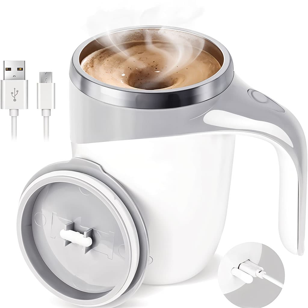 Tasse de mousseur de lait automatique multifonctionnelle à chargement USB — صورة 1