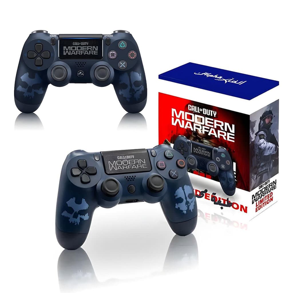 SONY DualShock Manette PS4 Sans Fil, Batterie Rechargeable (High Copy) – Edition Moderne Warfare — صورة 1