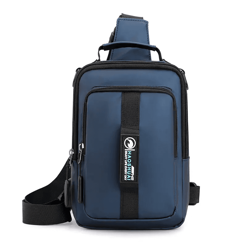 Sacoche Oxford imperméable multifonctionnel avec Sortie De charge usb pour hommes V3 - Sac à dos et Mode - صورة 3