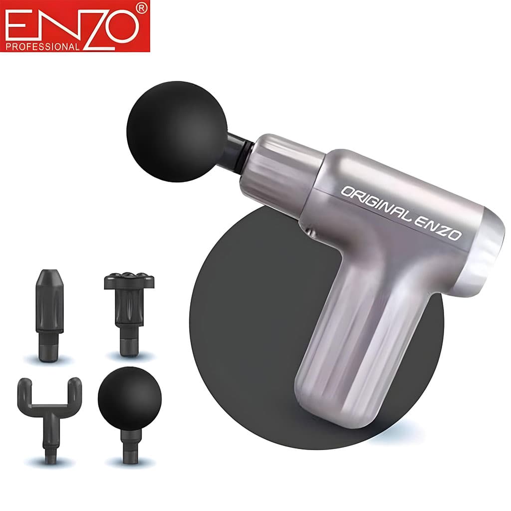Pistolet de Massage ENZO EN-4802 avec 4 Têtes de Massage — صورة 1