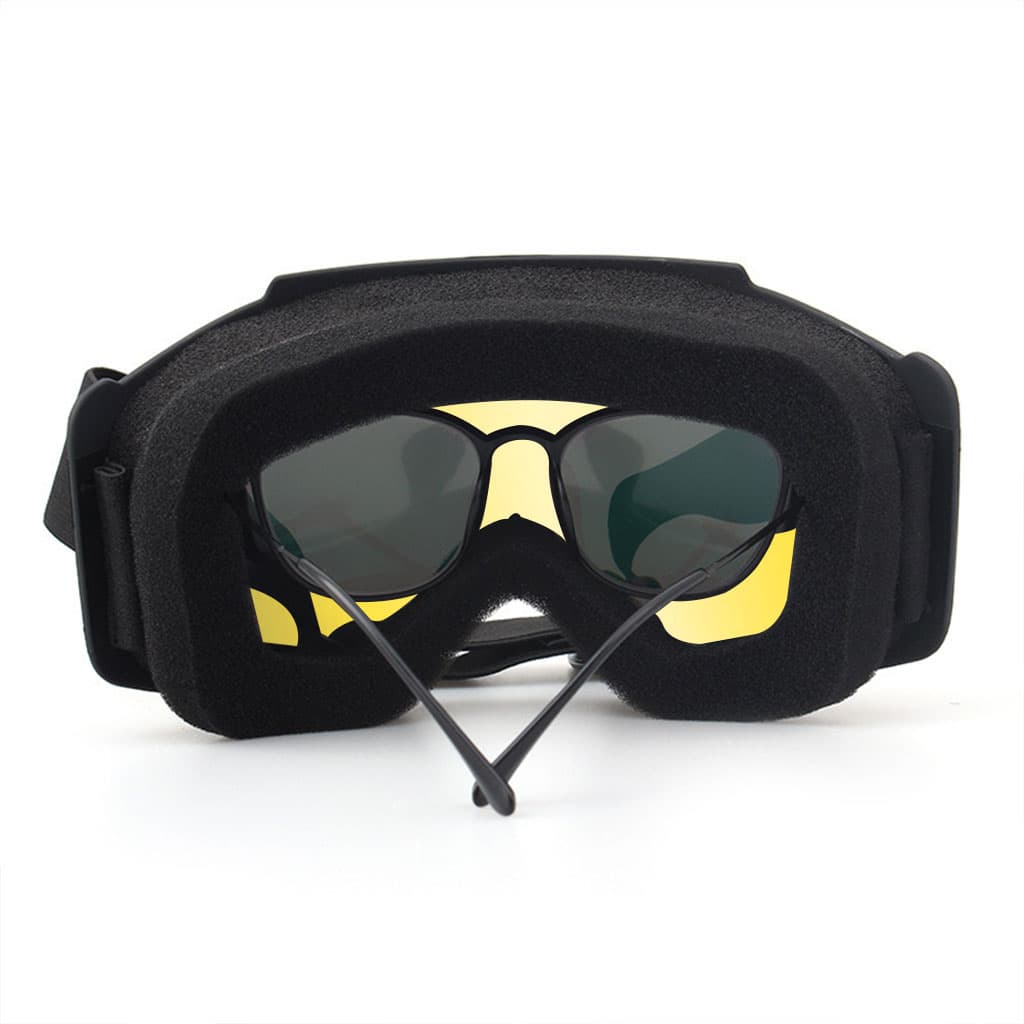 Casque Moto avec Lunettes Amovibles Coloré Anti-Bouée — صورة 6