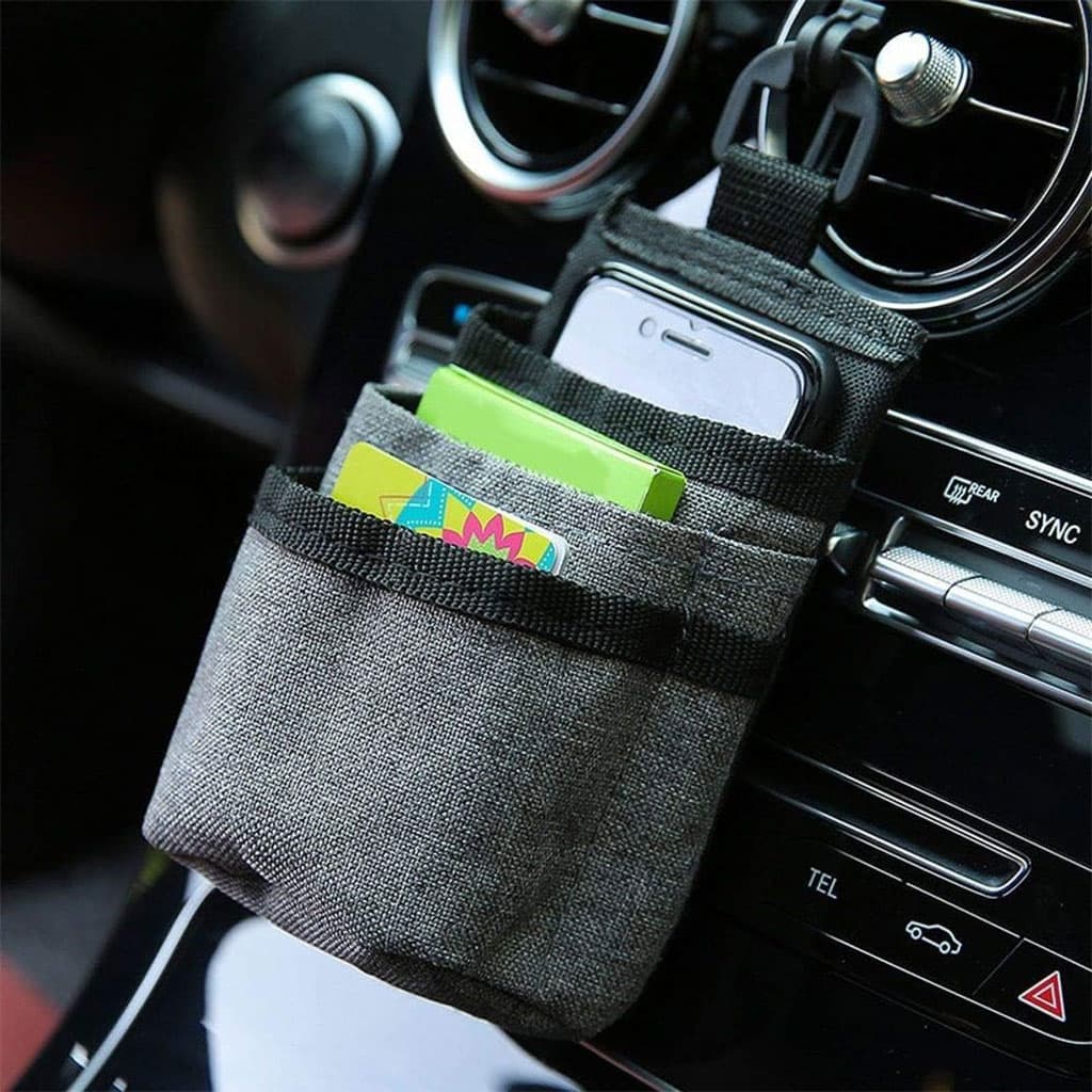 Organiseur de poche pour grille d’aération de voiture – منظم أغراض في السيارة — صورة 6