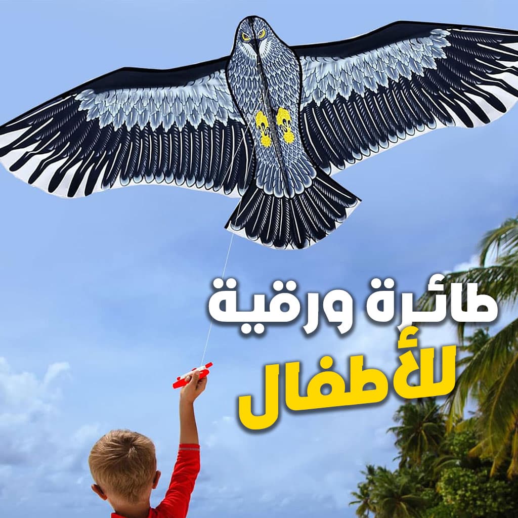 Cerf-Volant Aigle pour Enfants Facile à Assembler et à Voler – طائرة ورقية للأطفال — صورة 1