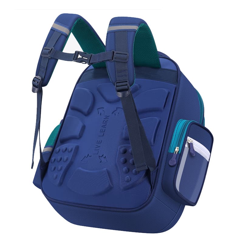 Sac à Dos Enfant pour École primaire de Haute Qualité Bleu et Vert – حقيبة ظهر مدرسية للأطفال أزرق وأخضر — صورة 3