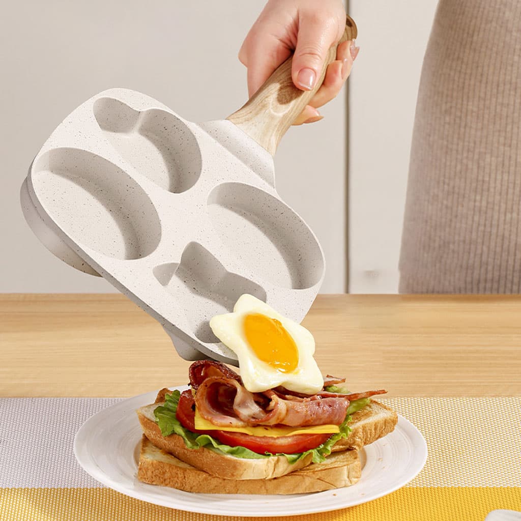 Poêle à frire épaissie Poêle à omelette antiadhésive pour œufs, crêpes, steak — صورة 3