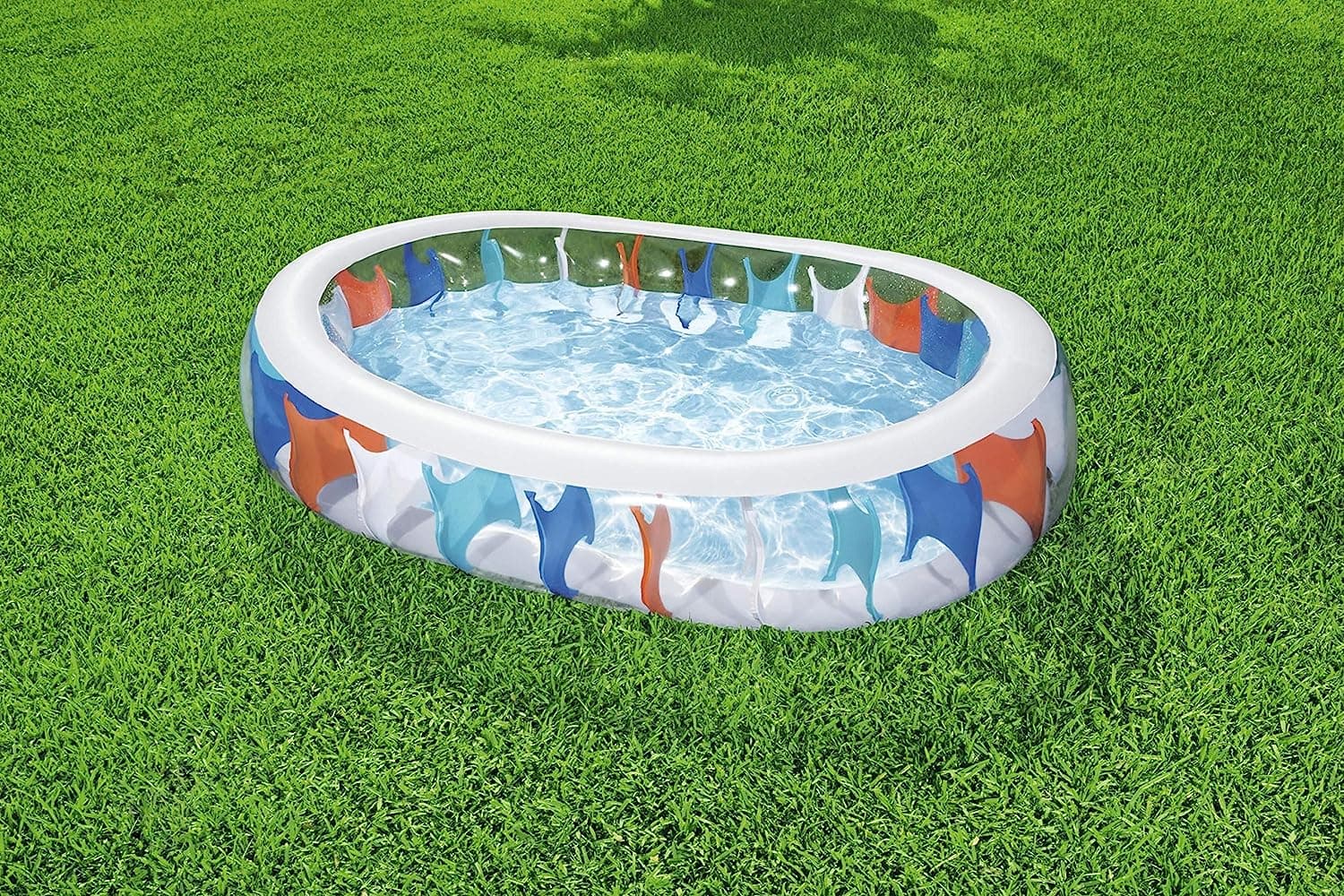 Piscine Elliptique Gonflable Familiale Bestway 54066 — صورة 3
