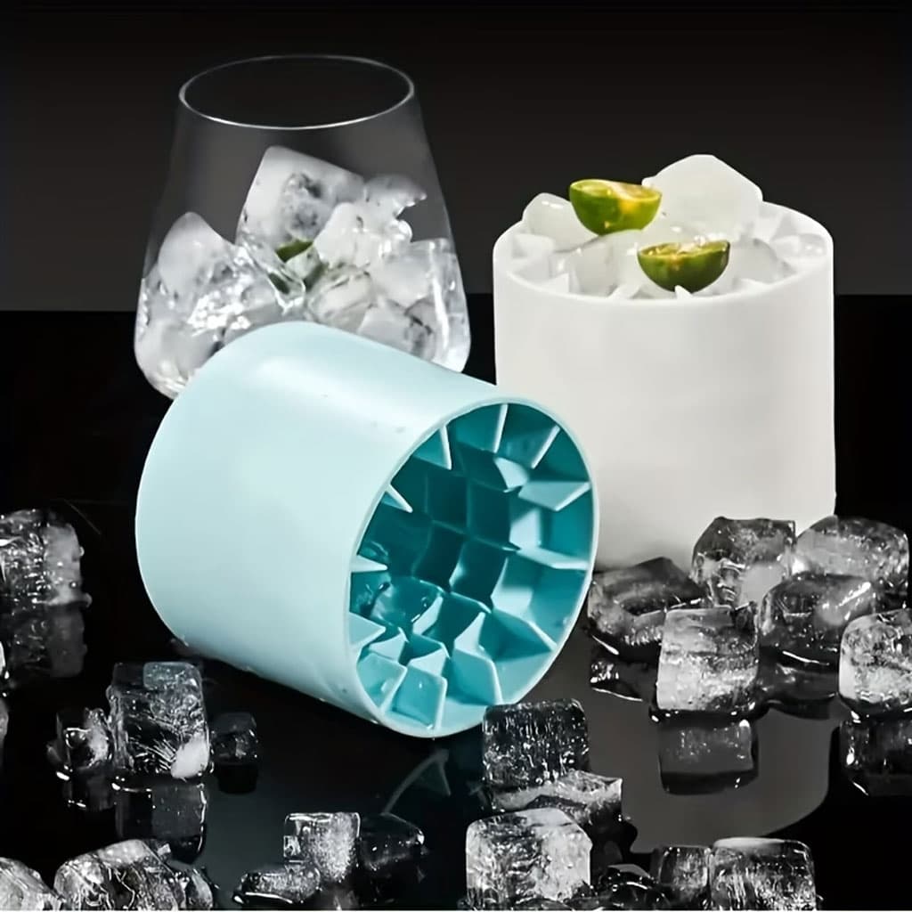 Moule à Glaçons 3D en Silicone Souple avec Système de Démoulage Facile - قالب صنع الثلج السيليكوني ثلاثي الأبعاد - Maison - صورة 6