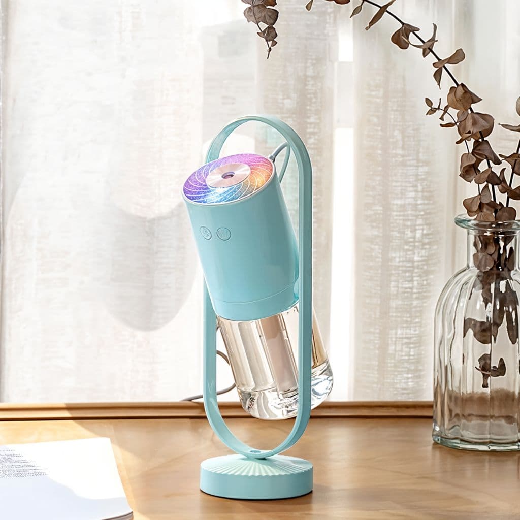 Humidificateur Lumière RGB 360° Rotation – مرطب هواء — صورة 3
