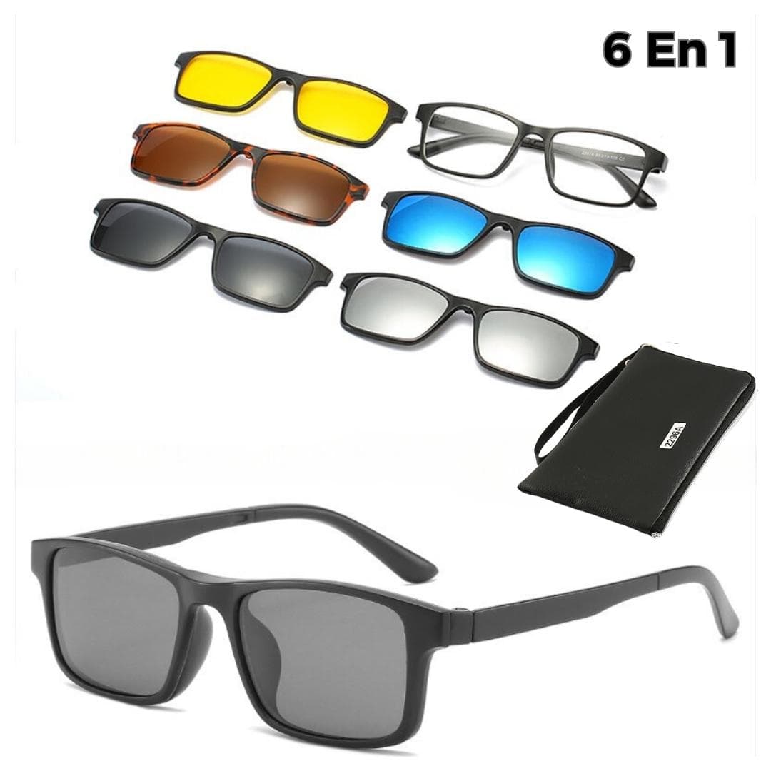 Lunette 6 En 1 2202A Optique / Soleil / Nuit - Accessoires - صورة 1