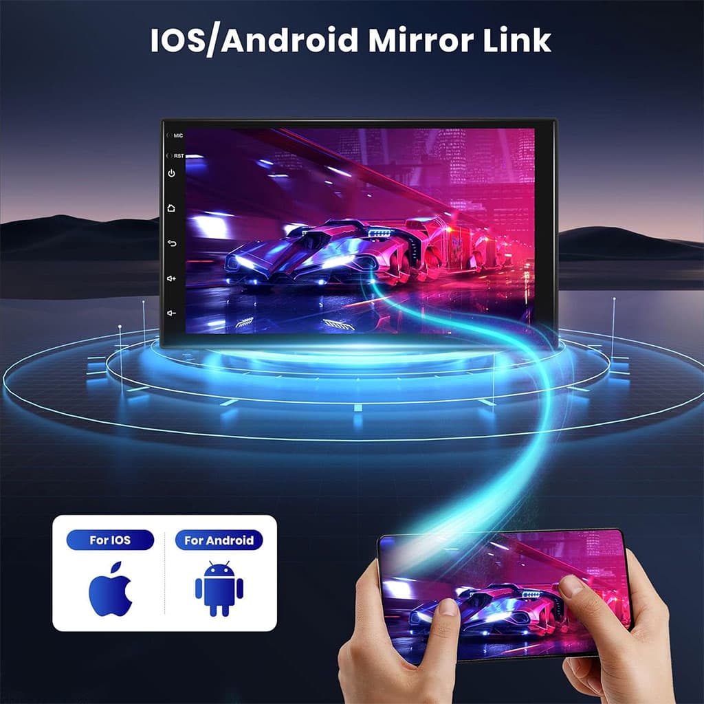 DVD MP5 et Autoradio 7 Pouces Tactile Bluetooth V2 — صورة 4