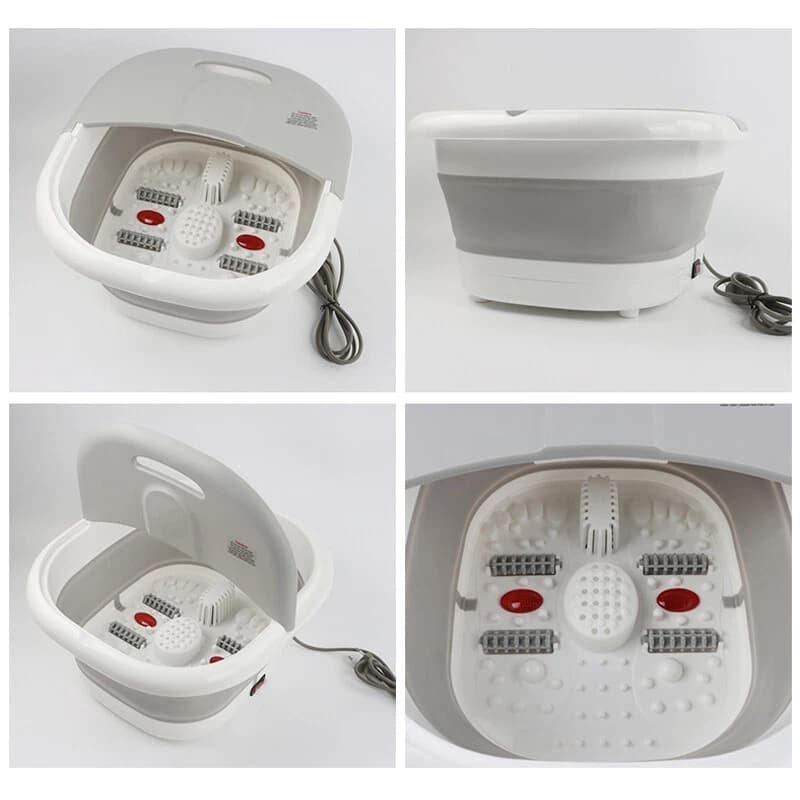 Masseur pour Pieds Pliable Hydromassant et Chauffant avec Rouleaux Shiatsu - جهاز مساج وتدليك القدمين المطور القابل للطي مع خاصية التسخين والفقاعات - Soins et Beauté - صورة 9