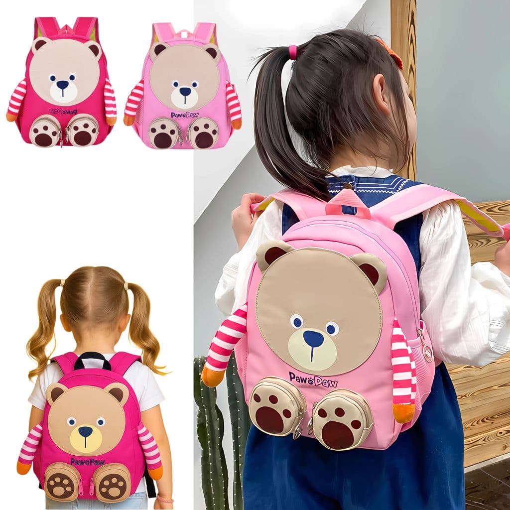 Sac à dos Mignon pour Enfants Paw Paw – rose – محفظة أطفال صغيرة — صورة 1