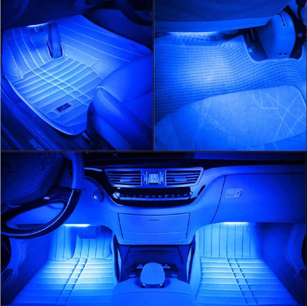 Kit de bandes lumineuses LED pour intérieur de voiture Rgb — صورة 6