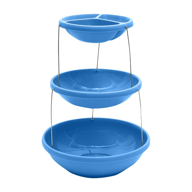Bol torsadé pliable à 3 niveaux pour les trempettes et les bonbons — صورة 5
