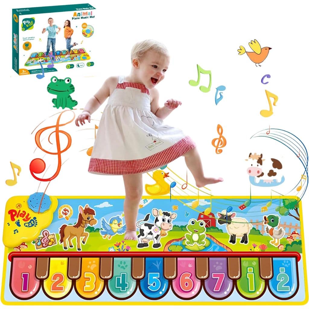 Tapis de Piano Musical pour Enfants 3-6 Ans – حصيرة بيانو موسيقية للأطفال — صورة 1