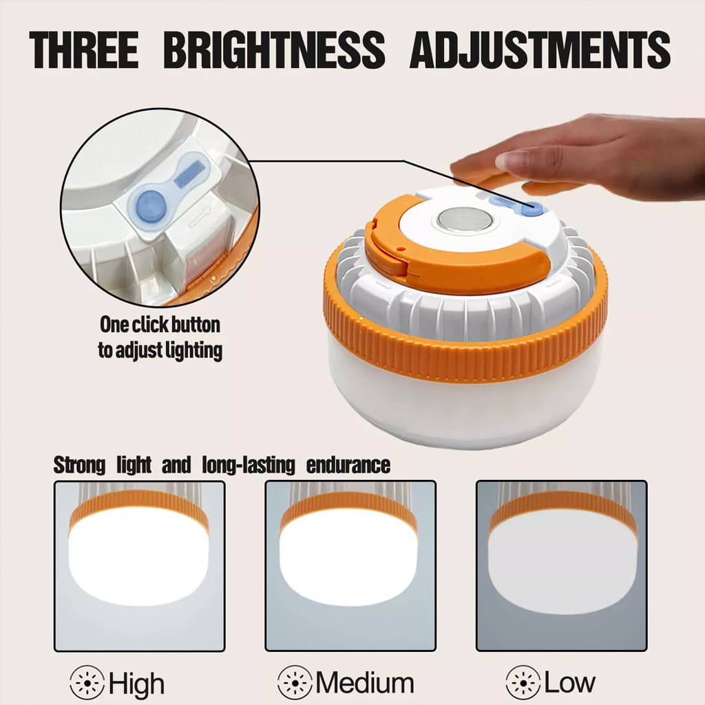 Lampe à Ampoule LED pour Camping 200W — صورة 6