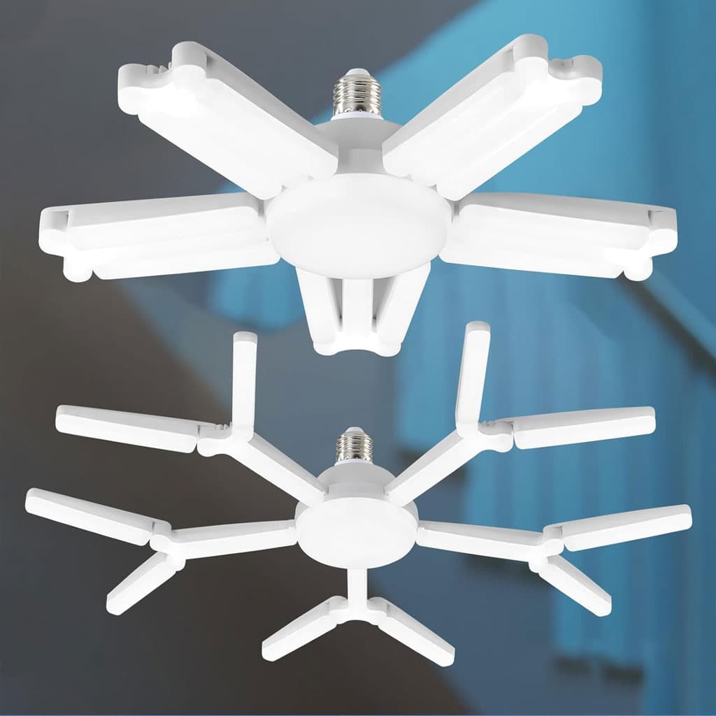 Lampe LED à visser déformable ultra lumineuse 6500K — صورة 2