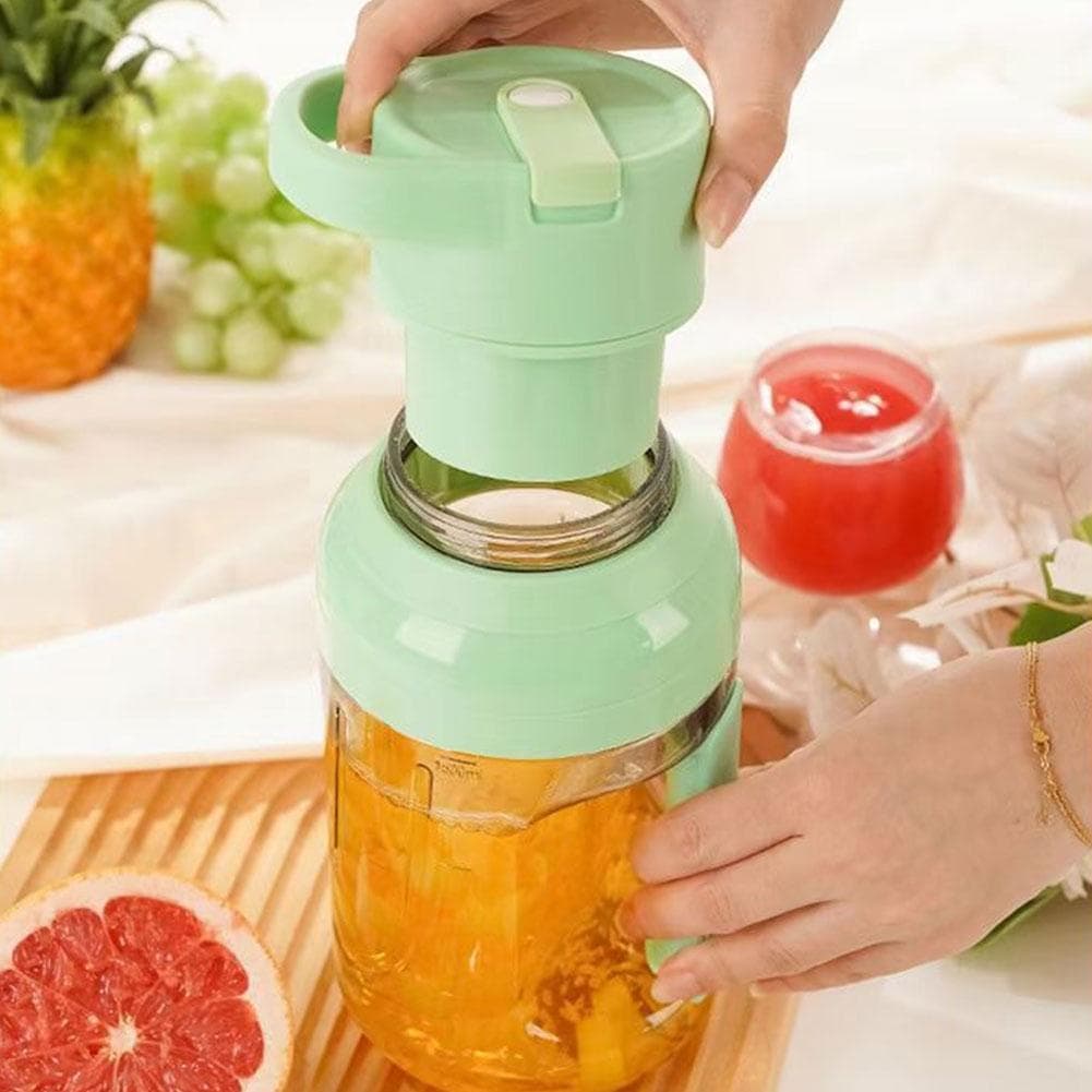 Extracteur de jus frais portatif électrique 1500ml Rechargeable — صورة 4