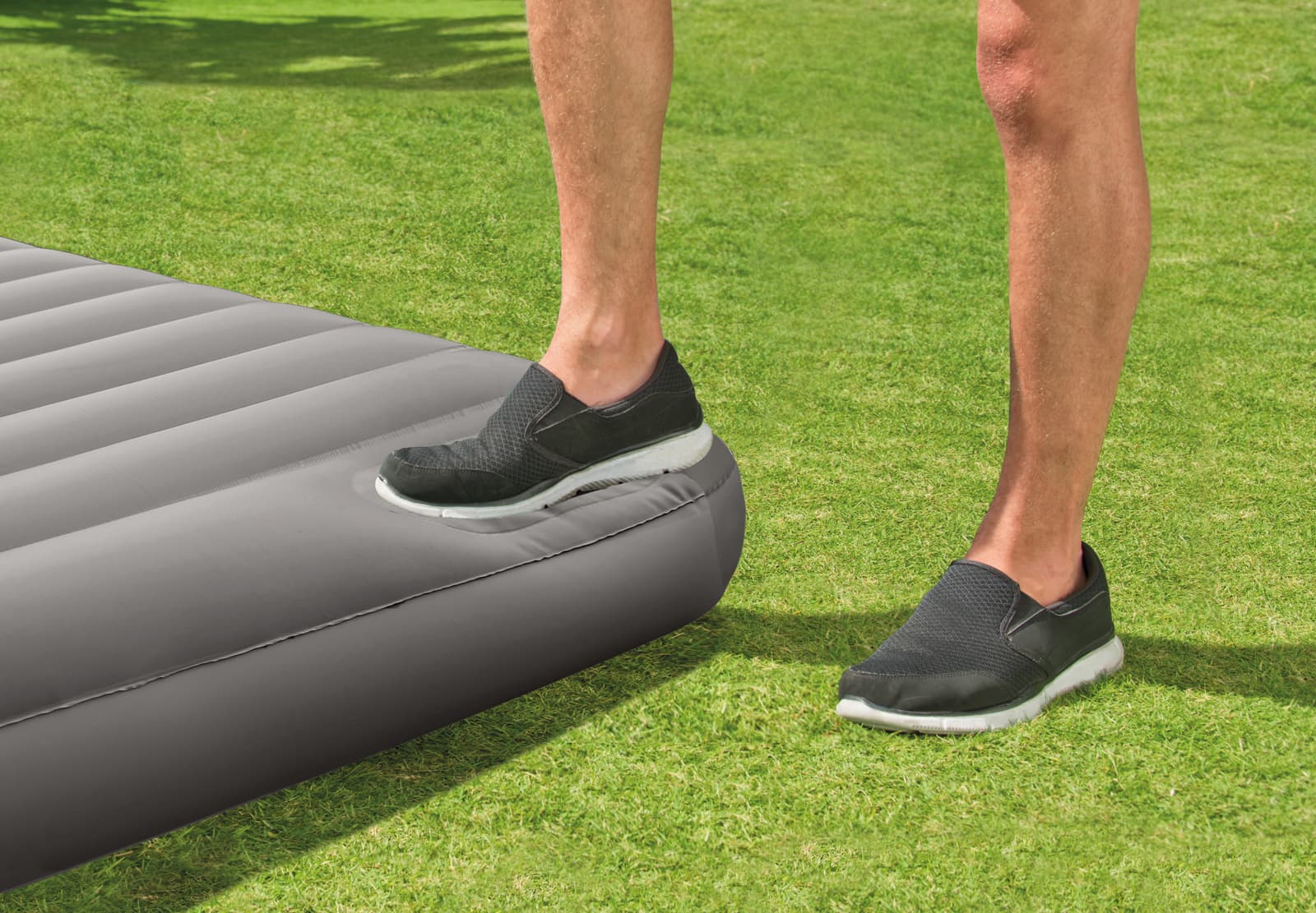 Matelas GonflableTechnologie Fiber-Tech avec Pompe à Pied Intégrée Intex 64761 - فرشة إنتكس الهوائية الكلاسيكية الفردية بمضخة قدم مدمجة - Vacance & Loisir - صورة 3