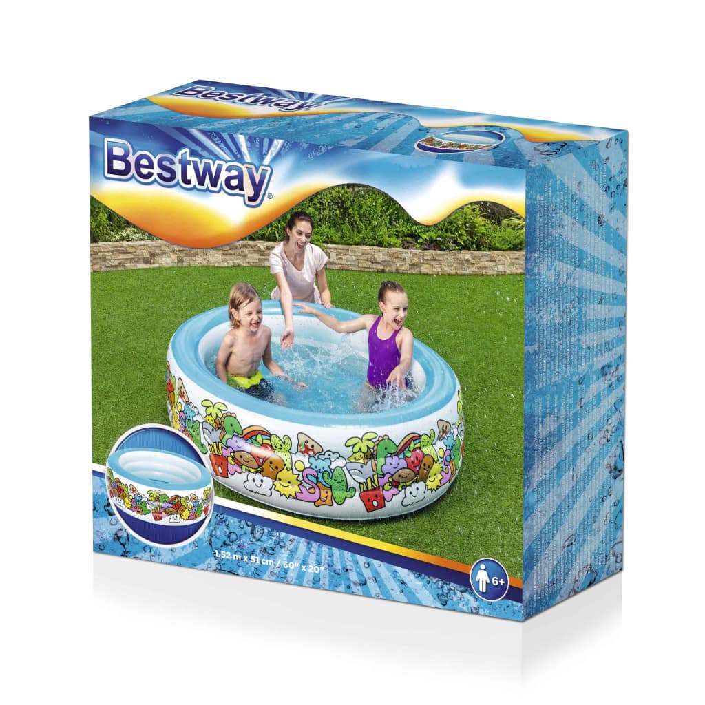 Piscine Gonflable Ronde 152 cm x 51 cm Bestway #51121 — صورة 3