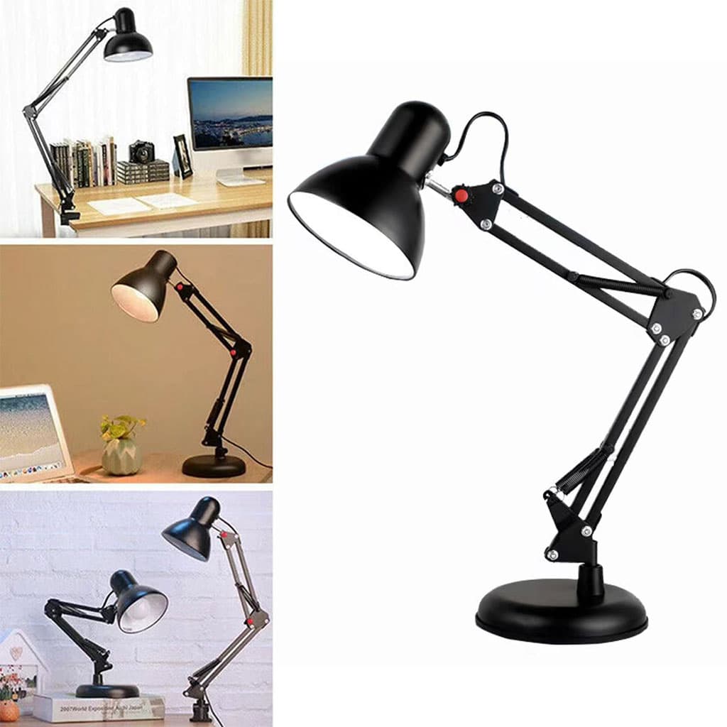 Retro LED Desk Lamp Metal Adjustable E27 — صورة 1