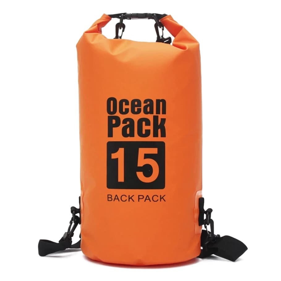 Sac Étanche Ocean Pack Dry Bag 15L Haute Résistance avec Double Bretelles - حقيبة مقاومة للماء بالكامل بسعة 15 لتر - Vacance & Loisir - صورة 4